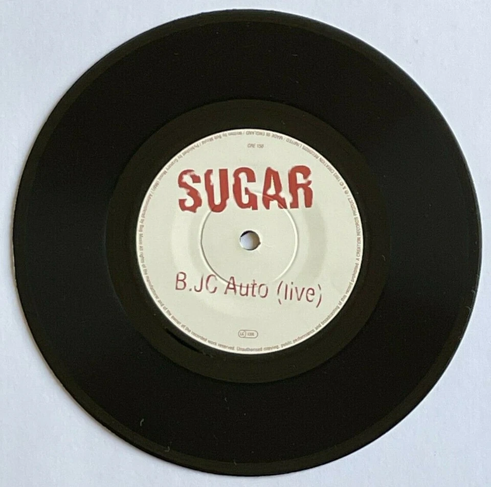 SUGAR Tilted / JC Auto (1993) 7", Vinyl, Creation Records – CRE 156 – limitiert - Bild 4 von 4