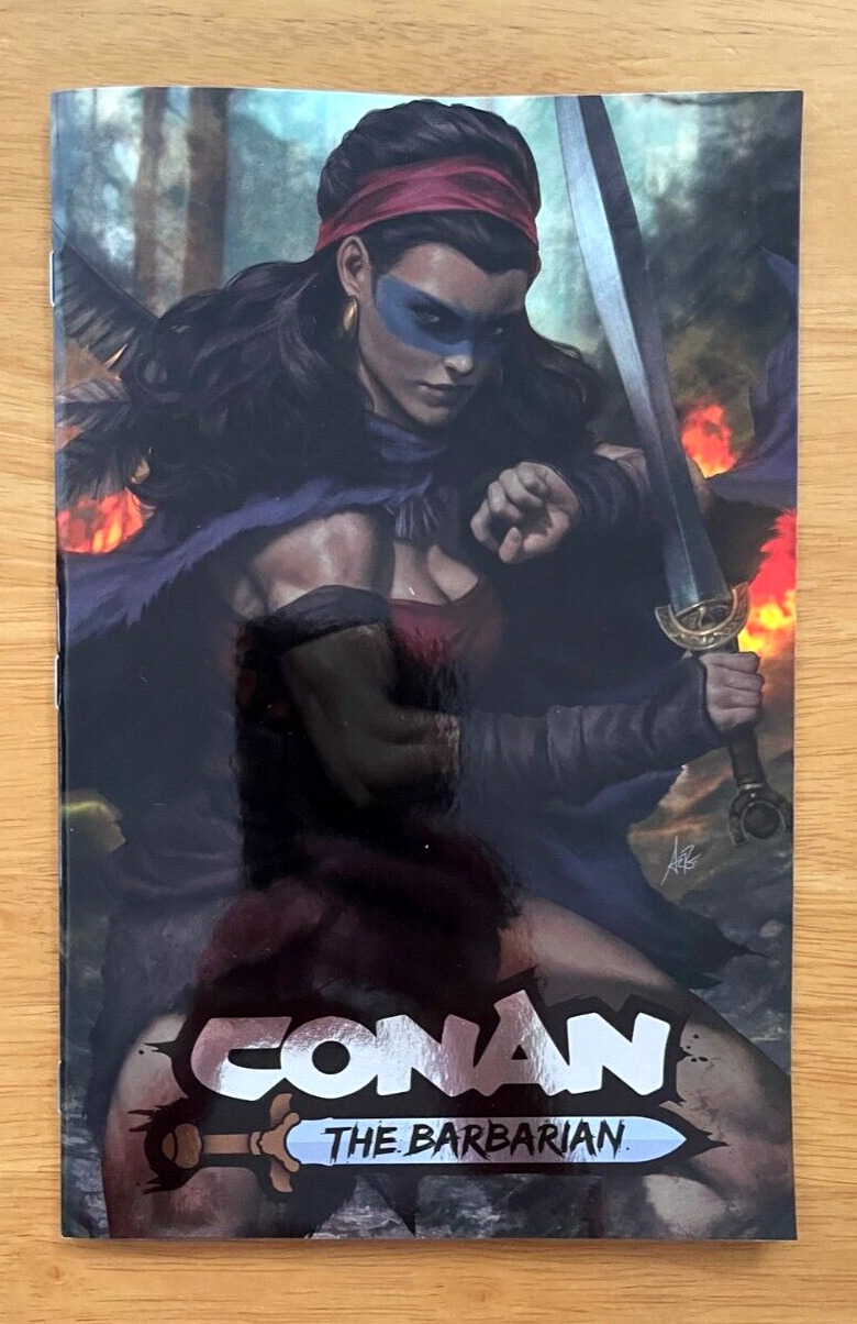 Conan the Barbarian #1 SDCC Foil Artgerm Variant Titan Comics NM (LTD TO 1000)