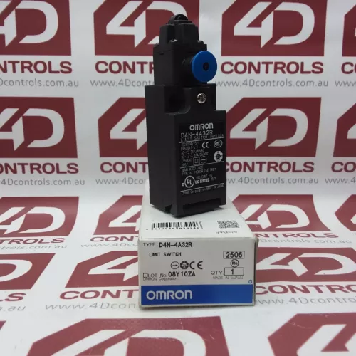 D4N-4A32R | Omron | Limit Switch, Pull Reset Safety,  M20 Entry, Opened