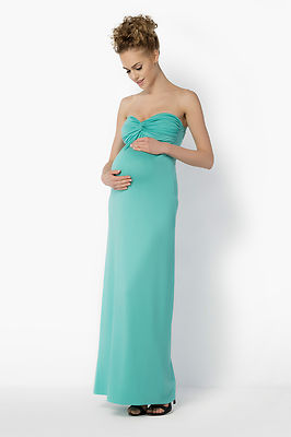 Ladies Maternity Evening Maxi Dress Bandeau Party Ball Gown Plus Sizes 8-18  FM25 | eBay