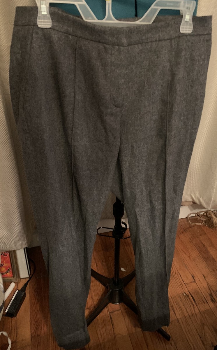 FABIANA FILIPPI Wool/Cashmere Blend Pant US Sz L Italy Sz