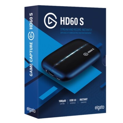 Elgato HD60 S Game Capture Card - Black (1GC109901004) 813180020306