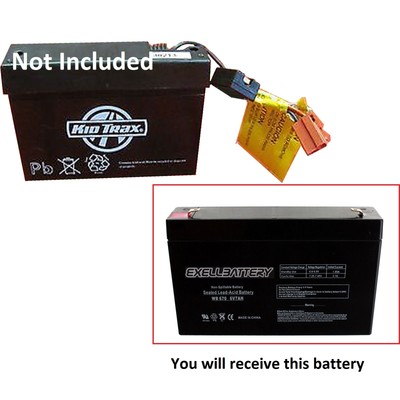 kidtrax replacement 6 volt 7ah battery