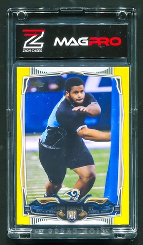 2014 TOPPS NFL FOOTBALL AARON DONALD #424 ROOKIE GOLD PARALLEL /2014 RAMS RC