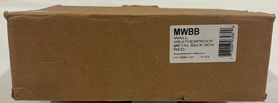 System Sensor MWBB Red, Wall-Mounted, Weatherproof Back Box