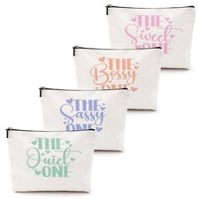 4PCS Funny Girls Weekend Gifts Girls Trip Makeup Bag Girls Trip Gifts Favors ...