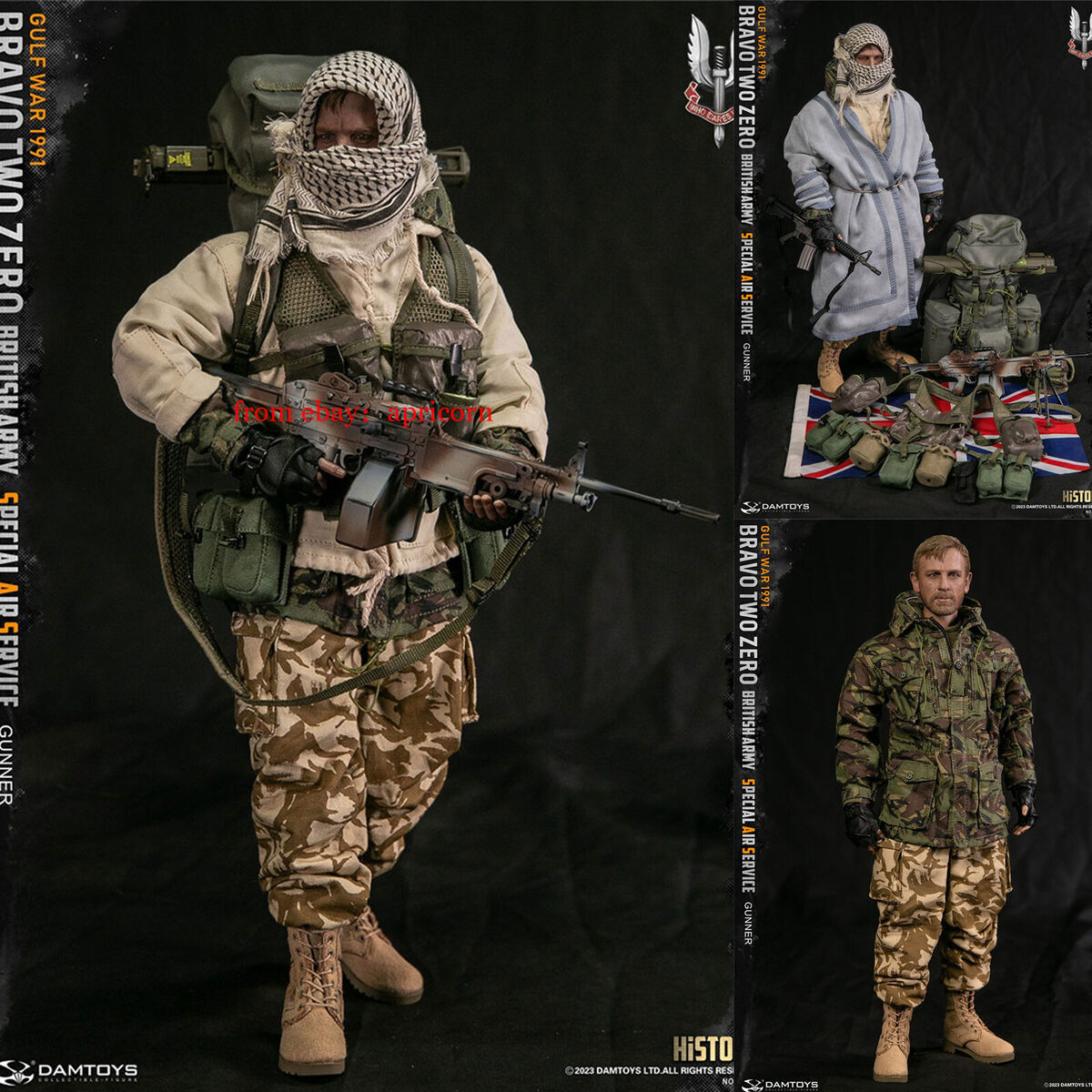 Pre! DAMTOYS 78099 British Army SAS Gunner Soldier 1/6 Pre! DAMTOYS 78099 British Army SAS Gunner Soldier 1/6