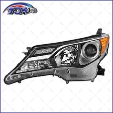 Left Headlight Halogen Chrome Housing for 2013-2015 Toyota RAV4 81170-0R060
