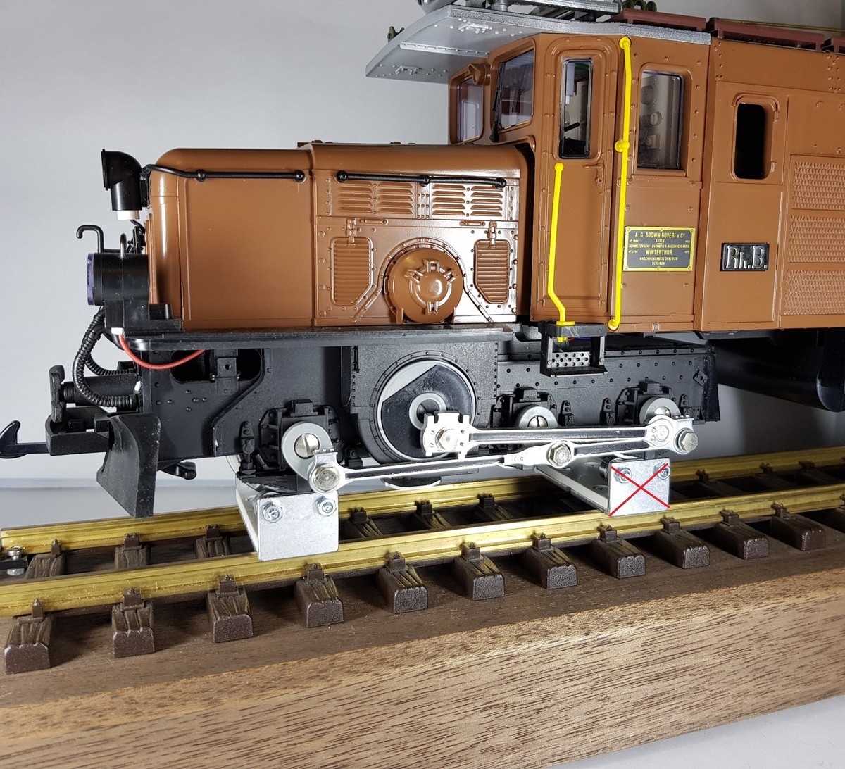 X Gleisrollenbock Gauge 1/G Garden Railway From Bima-Modellbau Roles  Roundup