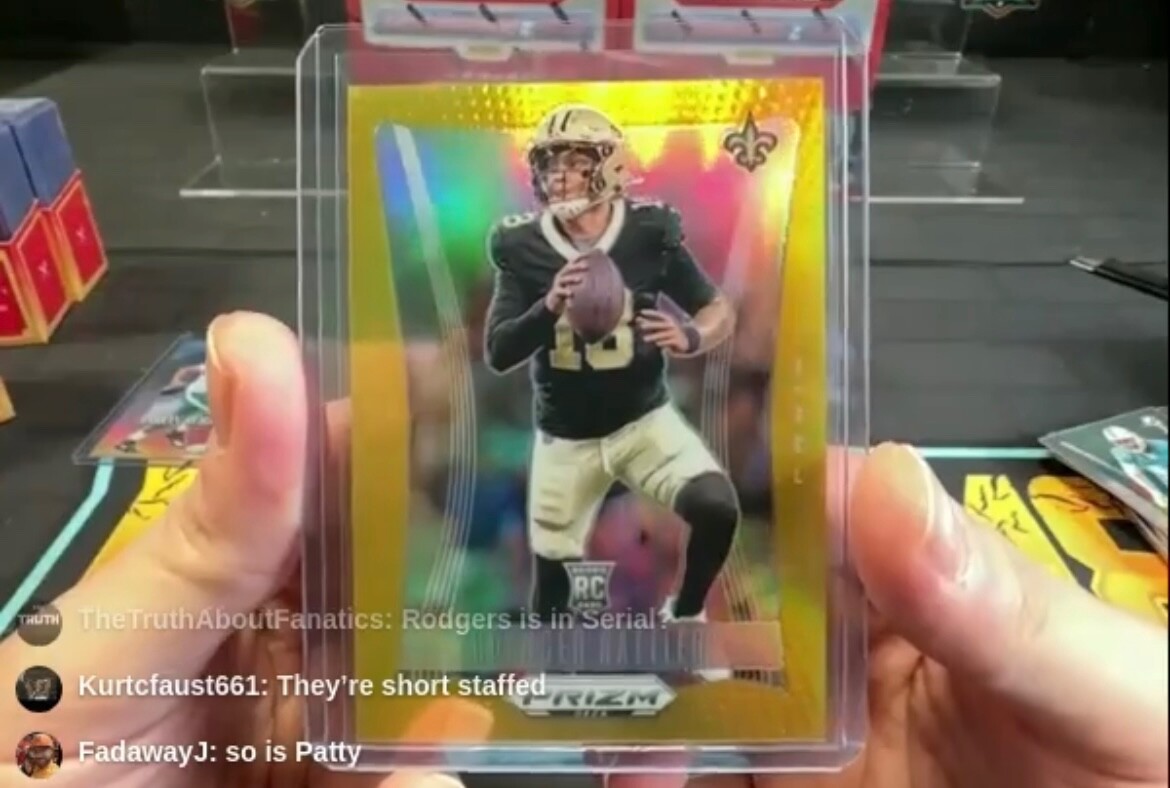 2024 Panini Prizm Deca Football Spencer Rattler Gold /10