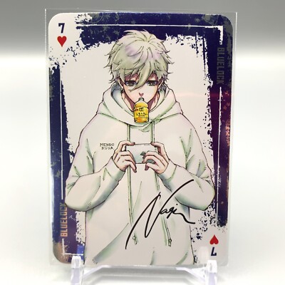 Seishiro Nagi Blue Lock Playing Egoist Cards Anime Japan ee660
