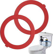 Flush Valve Seal for Kohler, Upgraded 2 Pack Silicone Material Canister Flush Va