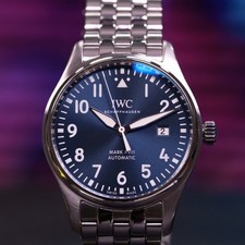 IWC Le Petit Prince Mark XVIII Blue Dial Bracelet Full Set IW327016