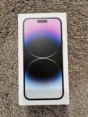 BOX ONLY Original Apple iPhone 14 Pro Max Deep Purple 128GB EMPTY BOX