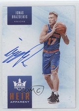 2019-20 Panini Court Kings Heir Apparent Citrine 1/49 Ignas Brazdeikis Auto 5l1