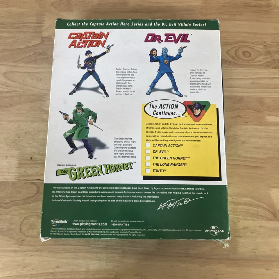 NOVO!!! 1998 KB Toys Exclusive Captain Action As Kato The Green Hornet's Sidekick - Imagem 4 de 4