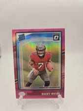 2024 Panini Donruss Optic - Rated Rookie Bucky Irving #216 Pink Prizm (RC)