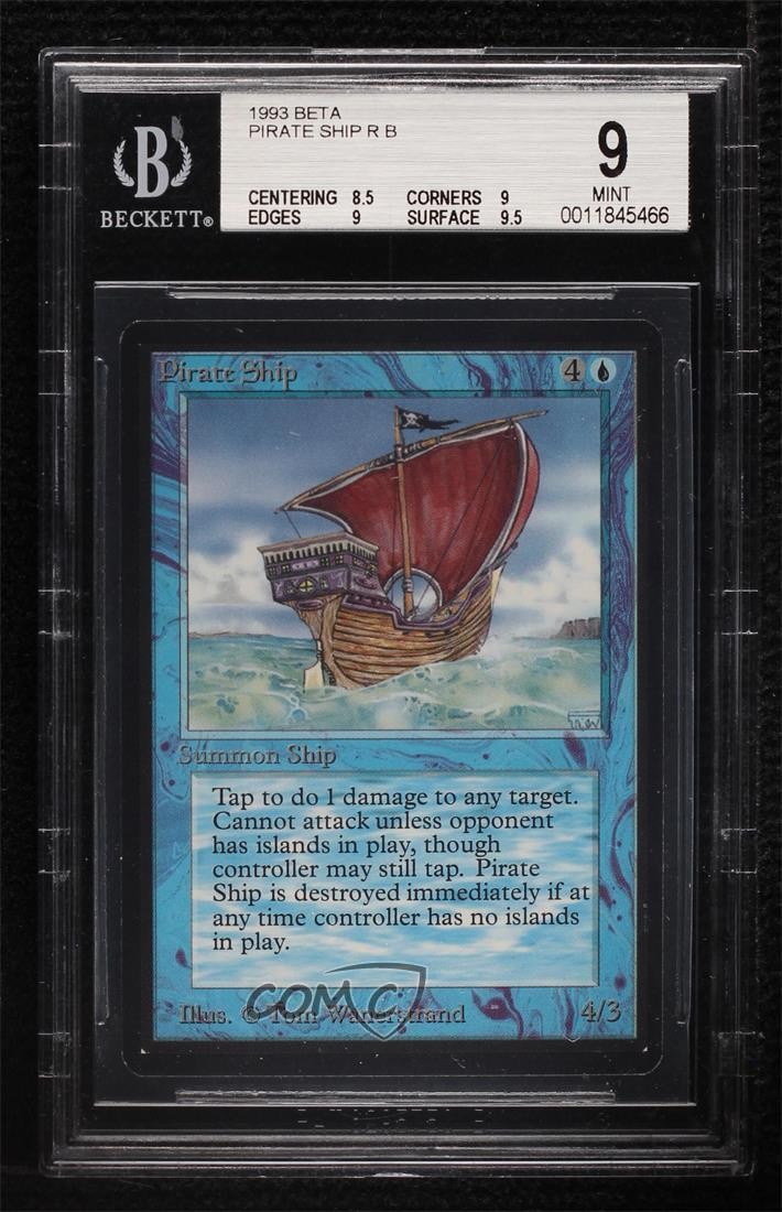 Pirate Ship Magic: Limited Edition Beta BGS 9 MINT 1993