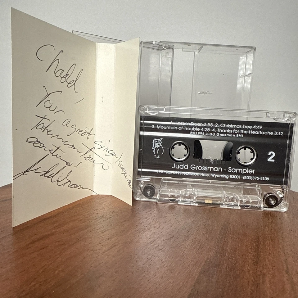 Judd Grossman • Sampler EP T-4 ‘95 Jackson Hole, Wyoming 4 Trx HTF NM+ SINGED - Image 3 of 4
