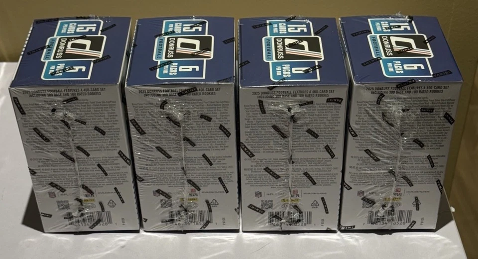 2025 PANINI DONRUSS FOOTBALL NFL FACTORY SEALED BLASTER BOXES - 4 BOX LOT - Image 2 of 3