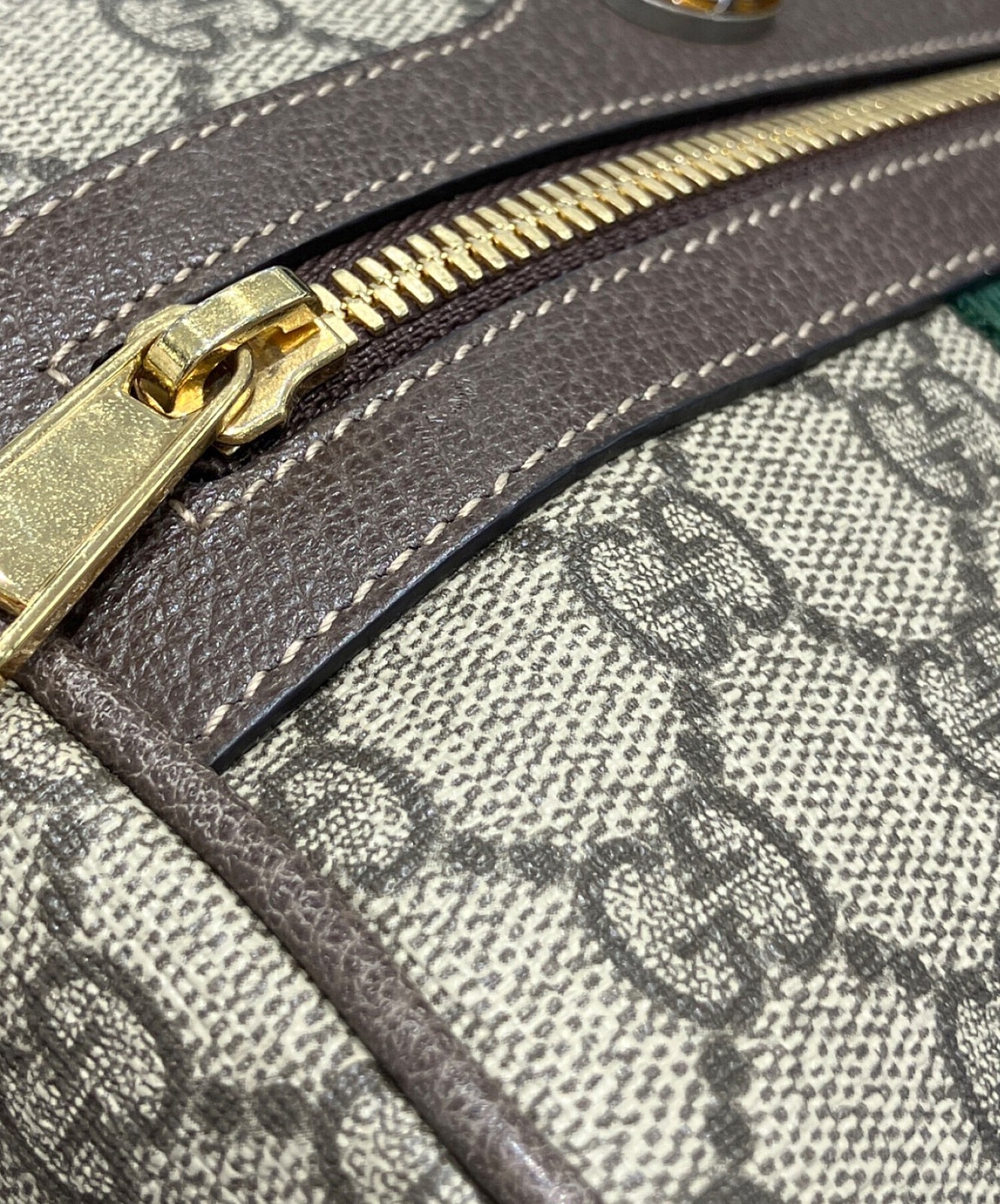 GUCCI Off-Di Small Waist Bag Brown GG Canvas Italy Model 517076 SN2587 thumbnail 15