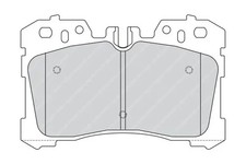 Plaquettes de frein FDB4277 FERODO pour LEXUS LS