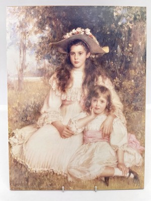 Robert E. Morrison Poster Druck Joyce & Monica Shaw Portrait 1905 unglasiert
