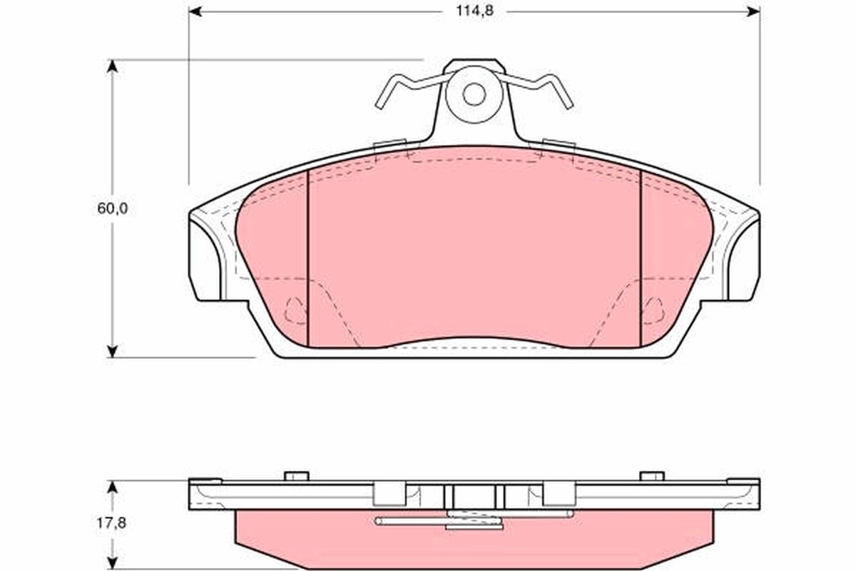 Plaquettes de frein TRW GDB859 à haute friction pour freinage OE GBP 90