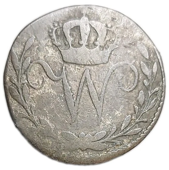 1818 Germany States Wurttemberg 3 Kreuzer Scarce Over 200 Years Old Coin KM 530 - Image 2 of 4