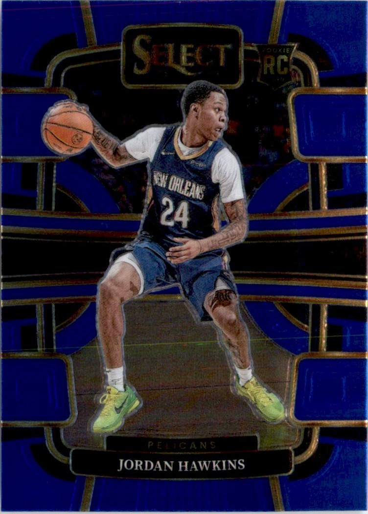 Jordan Hawkins 2023-24 Panini Select Blue Retail RC #72 New Orleans Pelicans