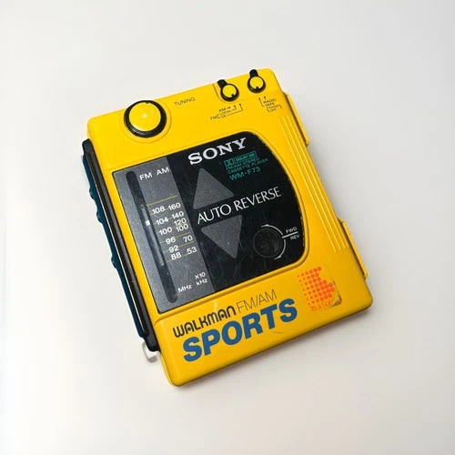 VTG Sony Walkman Sports [WM-F73] - Serviced, Cleaned & Fully Working Bundle (2)