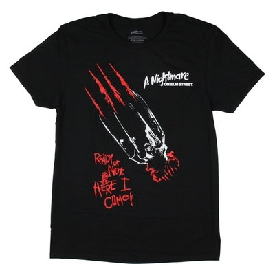 Nightmare On Elm Street Men's Claw Catch Graphic T-shirt XL