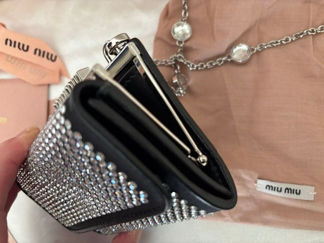 Miu Miu ♡ Super rare chain wallet ♡ Bijou image 10