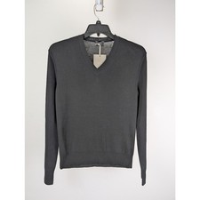 Tom Ford V-Neck Sweatshirt Sweater in Black BNWT 48