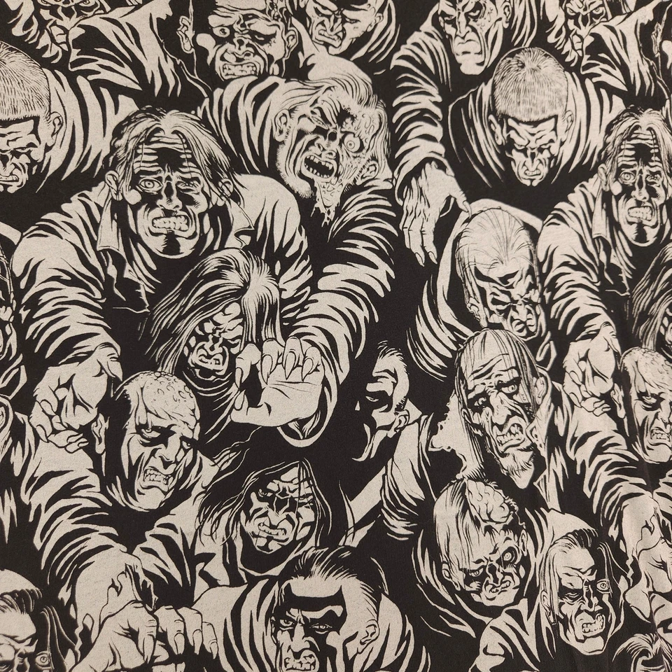 Camisa informal de cuello redondo con gráfico de manga corta Design to Humans para hombre talla XL negra Foto 4 de 4