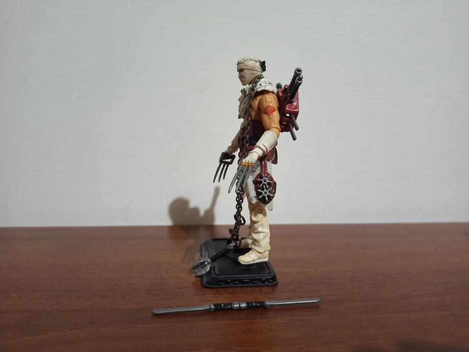 G.I. Joe Pursuit Of Cobra Storm Shadow Desert 10cm Hasbro Loose 100% Complete - Immagine 3 di 4