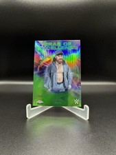 Sami Zayn 2026 Topps Chrome WWE Eras Of Excellence Green /99