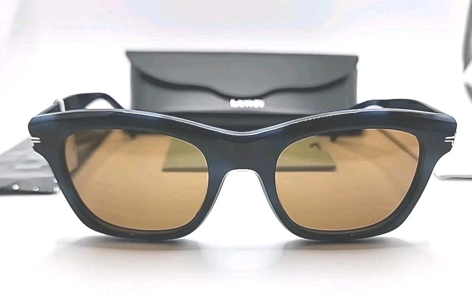 Gafas de sol para hombre Lanvin LNV620S 425 azul Habana 52-21-145 $315 - HECHAS EN ITALIA  Foto 2 de 4