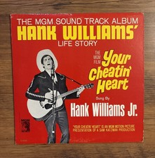 HANK WILLIAMS Life Story Your Cheatin' Heart Soundtrack MGM Records E/SE-4260 HANK WILLIAMS Life Story Your Cheatin' Heart Soundtrack MGM Records E/SE-4260