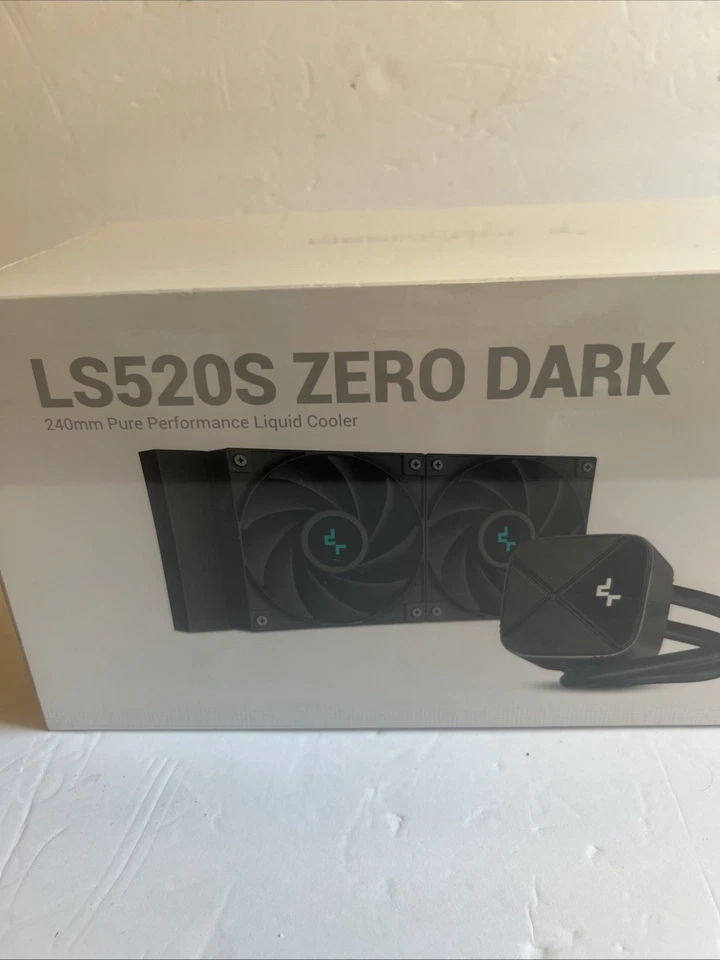 Deepcool LS520S ZERO DARK Liquid CPU Cooler 240mm Pure Performance New - Image 2 of 4
