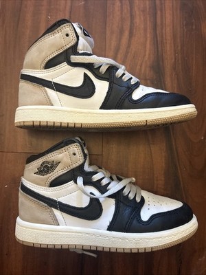 Nike Air Jordan 1 Retro High OG PS Latte FD2597-021 Boys Boots Sneaker J2 Sz 12C