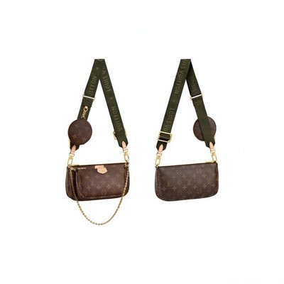 Louis Vuitton Multi Pochette Accessoires Shoulder Bag Canvas