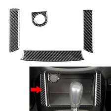Black Center Console Storage Panel Cover Trim For Subaru Forester 2009-2013
