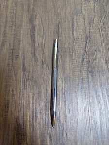 CROSS Medallist CHROME Gold Trim BALLPOINT PEN USA