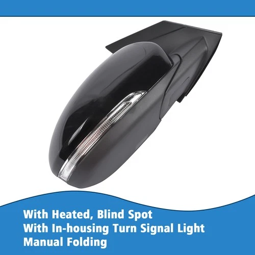 Right Side Mirror w/ Heated for Hyundai Tucson Base Limited Luxury 87620D3430