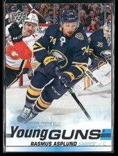 2019-20 Upper Deck Rasmus Asplund Young Guns RC #475 Buffalo Sabres