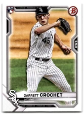 2021 Bowman Garrett Crochet RC Chicago White Sox #47