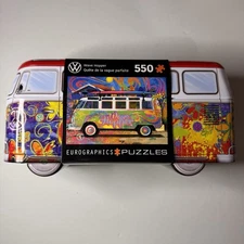Eurographics VW Wave Hopper Van 550 Piece Puzzle in Collectible Tin Brand New🧩