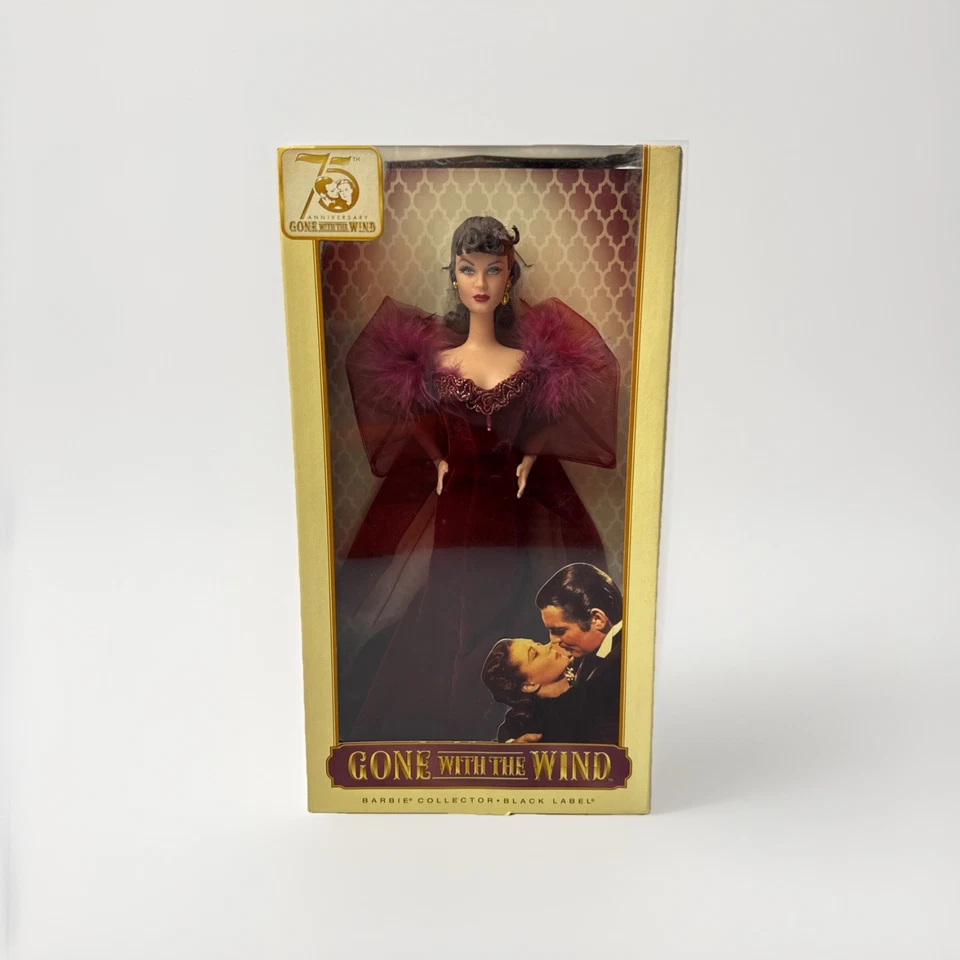 75th Anniversary Black Label Gone With the Wind Scarlett O'Hara Barbie - Image 2 of 4