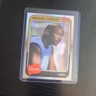 Very RARE 2019 Fleer Hanes Michael Jordan Chrome Holo Card MJ-9